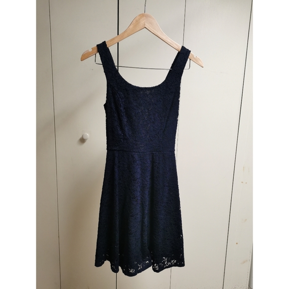 Navy lace dress size small - Picture 1 of 5